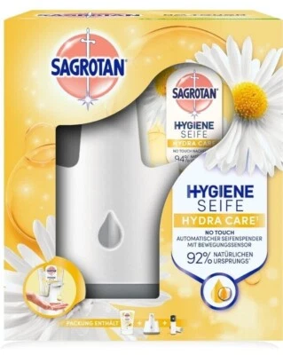 Sagrotan NoTouch Starterset Sensorspender Seifenspender + Seife 250 ml Lotus - Bild 1 von 4