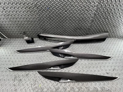 Juego de molduras interiores de fibra de carbono OEM BMW X5 X5M F15 F85 2014-2018 Foto 1 de 4