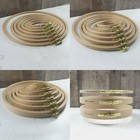 Nurge Wooden Embroidery Hoop Cross Stitch Ring 24 Sizes & 3 Widths in Beech Wood