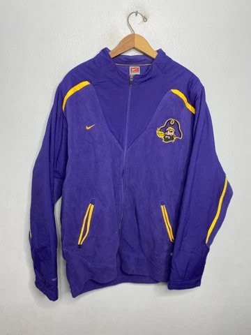 Vintage Nike ECU East Carolina University Pirates Zip Fleece Men's Size Large Cover