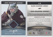 2006-07 Upper Deck Black Diamond Jersey Jean-Sebastien Giguere #J-JG