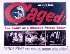 Caged Lobby Card Eleanor Parker Agnes Moorehead Hope Emerson 1950 OLD PHOTO
