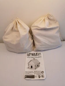 Stack And Stick Solid Wood Educational Toys Cozy Cabins - Picture 1 of 4