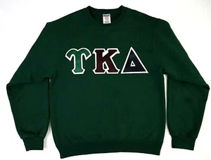Greek Letters Jerzees Super Sweats Sweatshirt S Small Green 6 Seis-ta Sorority - Picture 1 of 6