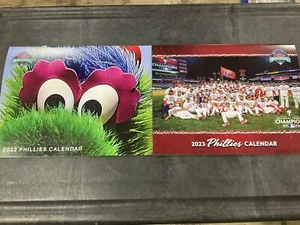 PHILLIES 2023 TEAM CALENDAR & 2022 ALL PHILLIE PHANATIC CALENDAR  NEW SGA - Picture 1 of 13