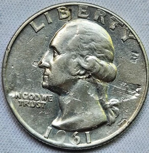 1961 D Quarter, Lamination Errors Very Rare - Picture 1 of 7