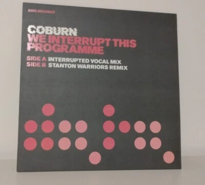 Coburn We Interrupt This Programme 2005 Dance House 12" vinyl record VG+ - Image 1 of 4