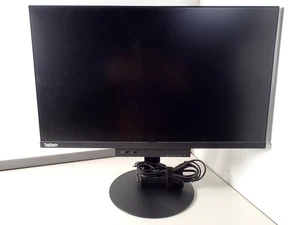 Lenovo ThinkCentre TIO24D 24” LED Monitor w/ Stand and Display Cable Tested - Picture 1 of 9