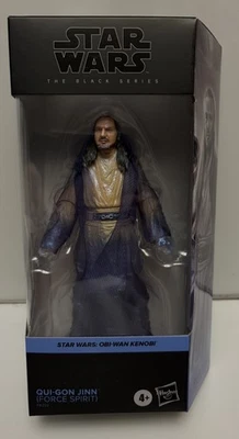 Figura de acción Star Wars Qui-Gon Jinn (Force Spirit) serie negra 6 pulgadas - NUEVA Foto 1 de 4
