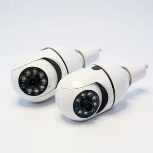 WiFi Smart Bulb Camera With PTZ Control & 2-Way Audio - Picture 1 of 8