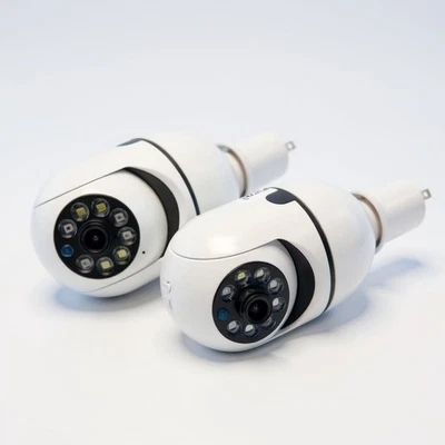 WiFi Smart Bulb Camera With PTZ Control & 2-Way Audio - Image 1 of 4