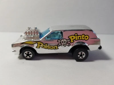 Usado - Hot Wheels - Silver Poison Pinto 1975 con neumáticos negros Foto 1 de 4
