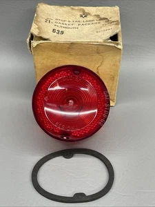 1962 Plymouth Stop & Tail Lamp Lens w/ Gasket GLO-BRITE NORS - Picture 1 of 8