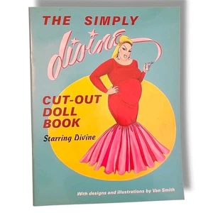Göttliches Papierpuppenbuch Simply Divine John Waters Camp Drag Symbol ungeschnitten - Bild 1 von 2