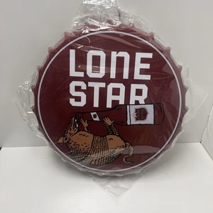 Classic New Sleek Design Lone Star Beer 3-D Look Bottle Cap Bar, Office, Dorm ￼ - Picture 1 of 3