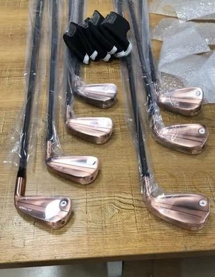 2024 TaylorMade P790 Copper Iron Set (4-PW) Dynamic Gold 105 R300 Stiff Flex NEW - Image 1 of 4