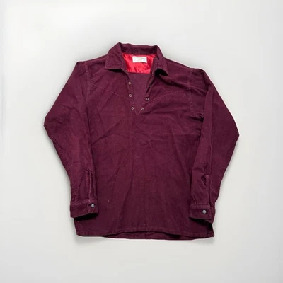 Camisa Pop Over Vintage Años 50 Para Hombre M Con Cordones Terciopelo Rockabilly   Foto 1 de 4