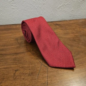 Donald J Trump Red Diamond Neck Tie Gold Bar President Family Crest - Picture 1 of 6