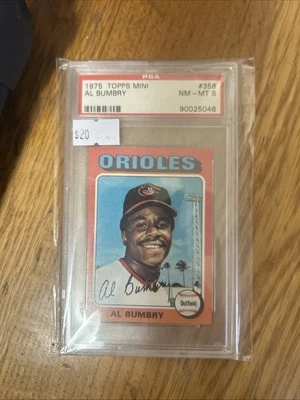 1975 Topps - Al Bumbry #358 Mini - Image 1 of 2
