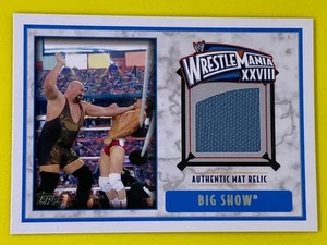 Big Show Topps WWE Wrestlemania XXVII 2012 Relic Wrestling Trading Card - Bild 1 von 1