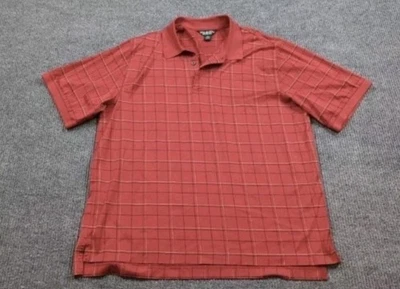 Camisa Polo Brooks Brothers Para Hombre 2XL Roja Manga Corta Cuadros Country Club Foto 1 de 4