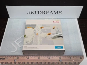 1/500 6 PIECE WINTER DE-ICING SNOW PLOWS VEHICLES HERPA  520591 FOR 1/400 GSE - Picture 1 of 6