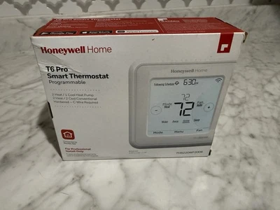 Honeywell TH6220WF2006 Lyric T6 Pro Smart Thermostat Multi-Stage Brand New - Image 1 of 2