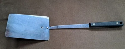 Vintage Spatula Flipper Solid Flint Arrowhead Stainless USA 13 5/8” Long Handle - Image 1 of 4