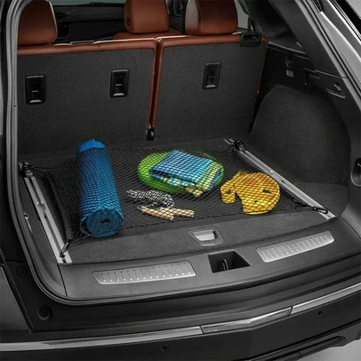 Горизонтальная напольная грузовая сетка 2017–2026 Cadillac XT5 23210598 черная от оригинального производителя GM - Изображение 1 из 3