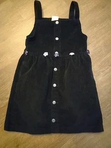 Vestido Falls Creek Negro Pana Mono con Bolsillos, 6X - Imagen 1 de 5
