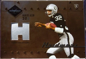 2004 Playoff Leaf Limited Hardwear Marcus Allen Authentic Game Worn Helmet80/100 - Picture 1 of 2