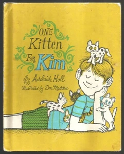 Vintage Children's Book ~ ONE KITTEN FOR KIM ~ Adelaide Holl - Picture 1 of 1