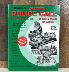 Radio Shack Police Call Frequency Guide Volume 1 2003 40th Anniversary Edition - Zdjęcie 1 z 6