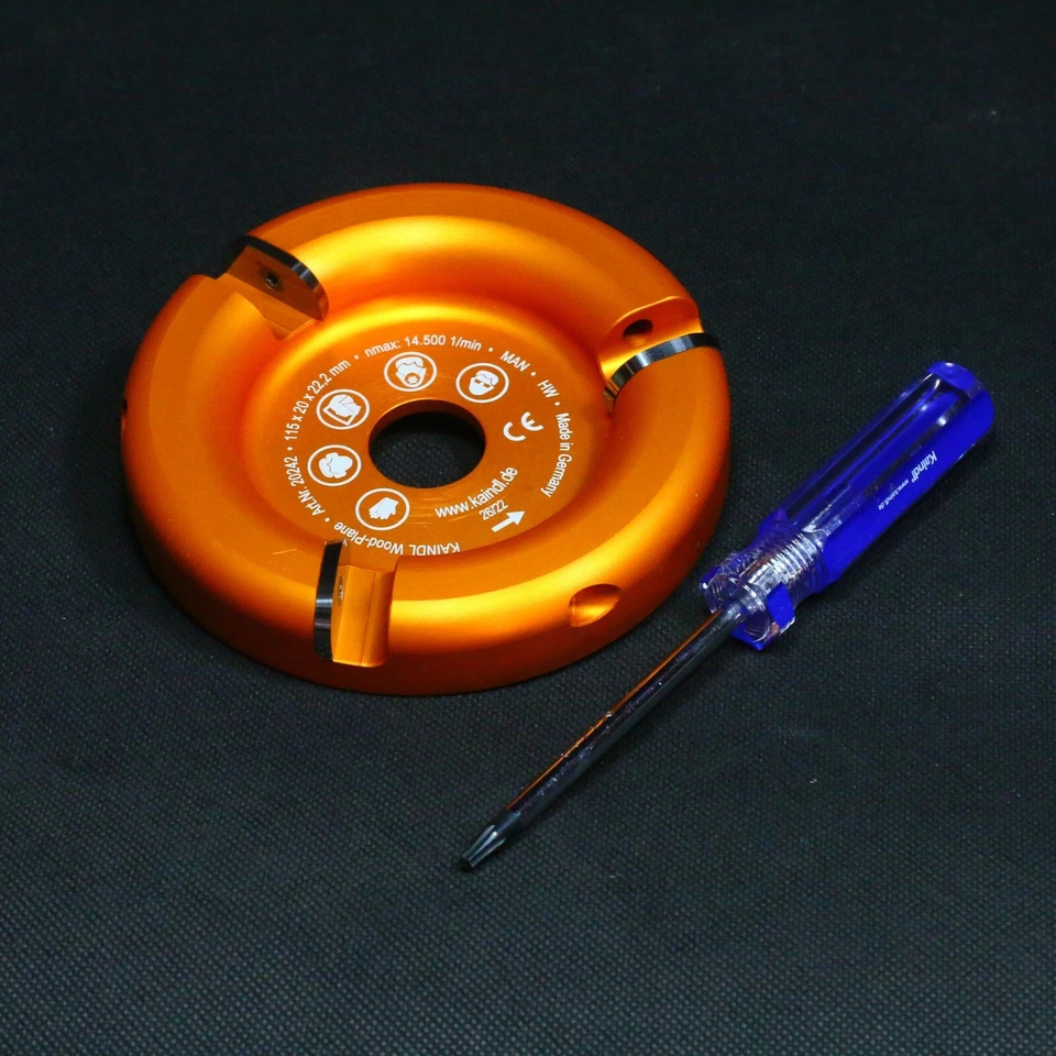 KAINDL WOOD-Plane Frässcheibe für Holz- & Holzwerkstoffe 115 x 20 x 22,2mm