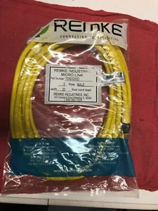 Remke 703E0200D Male 3 Pole 20ft Micro-Link Plug Assy. Cable - Picture 1 of 2