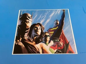 PÓSTER DE JUSTICIA DE DC COMICS PIN UP ALEX ROSS NUEVO SUPERMAN-FLASH-BATMAN NUEVO. - Imagen 1 de 6