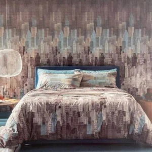 Bassetti complete cotton duvet cover City Now 41 - Picture 1 of 2