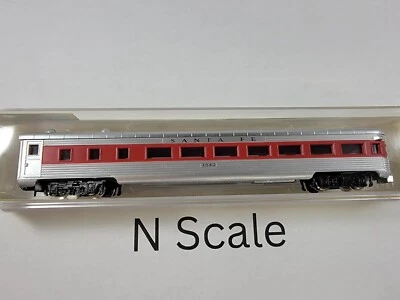 Model Power N Scale ATSF Santa Fe Observation Passenger Car - Image 1 of 3