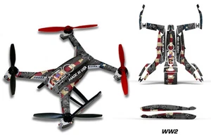 Blade 350 QX2 Drone Wrap RC Quadcopter Decal Sticker Skin Accessory WW2 BOMBER - Picture 1 of 1