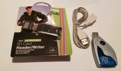 NEU OEM Vivitar Kartenleser/Schreiber USB 2.0 für alle XD Karten PC/MAC - mit Bonus - Bild 1 von 2
