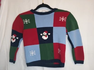 Talbot's Kids. Christmas Sweater. Snowman. Size 6 Kids  - Picture 1 of 5