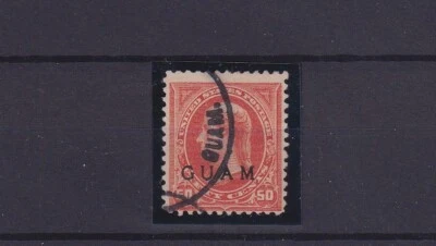 Guam 1899 Ocupación Americana Sobrestampados 50c. Rojo Naranja (Cod.7315) - Imagen 1 de 2