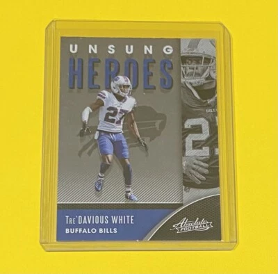 2020 Panini Absolute Tre'Davious White UNSUNG HEROES Buffalo Bills #UH-TW 🔥 - Image 1 of 2