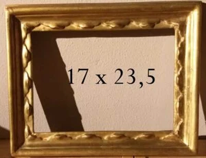 CORNICE ANTICA RIDORATA OLD FRAME RAHMEN CADRE - Imagen 1 de 1