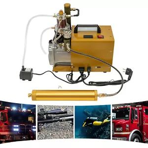 30MPA Hochdruck-Luftpumpe, Hochdruck-Luftkompressorpumpe, Elektrische Luftpumpe - Bild 1 von 20