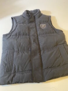 Alpha Industries Vest Mens XL Black Down Military Jacket Puffer - Picture 1 of 6