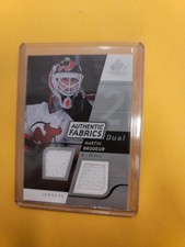 Martin Brodeur 2008-09 SP Game Used Edition Authentic Fabrics Dual #AF-MB HOF