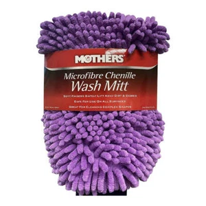MOTHERS Microfibre Chenille Wash Mitt Lift Away Dirt & Debris - Picture 1 of 1