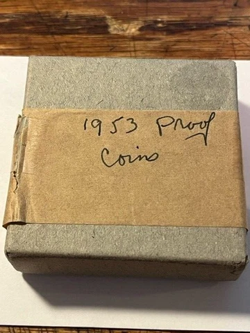 1953 U.S. Mint Box Proof Set/Guaranteed Authentic/Excellent Cello/OGP #9048sp Cover