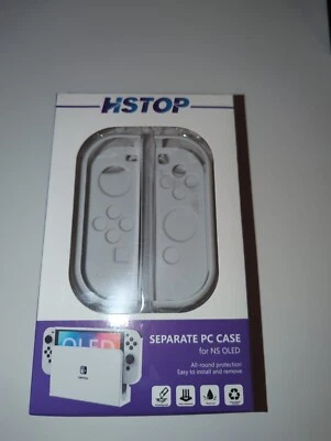 Hstop Nintendo Switch OLED Protective Case White, Withc Multiple grips. - Image 1 of 4